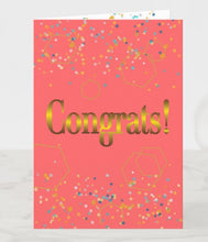 Load image into Gallery viewer, Congrats Card Pink