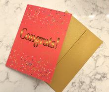 Load image into Gallery viewer, Congrats Card Pink