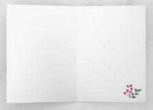 Load image into Gallery viewer, Thank you card - Pink flora
