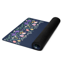 Load image into Gallery viewer, Flower Garden Rubber Yoga Mat