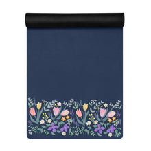 Load image into Gallery viewer, Flower Garden Rubber Yoga Mat