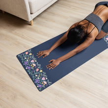 Load image into Gallery viewer, Flower Garden Rubber Yoga Mat