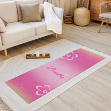 Load image into Gallery viewer, Pink Rubber Yoga Mat