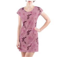 Load image into Gallery viewer, Premium Grape & Bird Tunic Dress
