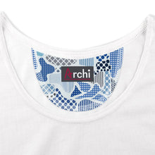 Load image into Gallery viewer, Premium Blue-Gray Abstract Tunic Dress