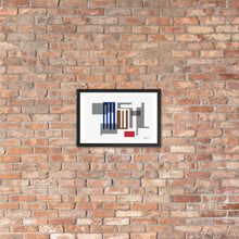 Load image into Gallery viewer, Contemporary Art Framed poster