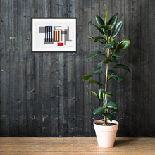 Load image into Gallery viewer, Contemporary Art Framed poster