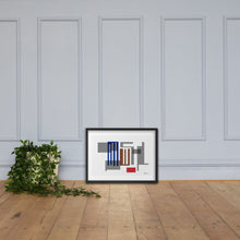 Load image into Gallery viewer, Contemporary Art Framed poster