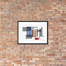 Load image into Gallery viewer, Contemporary Art Framed poster