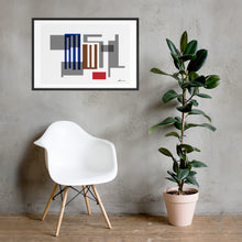 Load image into Gallery viewer, Contemporary Art Framed poster