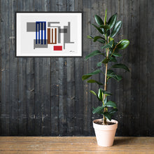 Load image into Gallery viewer, Contemporary Art Framed poster