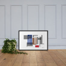 Load image into Gallery viewer, Contemporary Art Framed poster