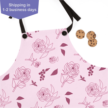 Load image into Gallery viewer, Pink Rose Apron In Gift Box