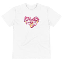 Load image into Gallery viewer, Floral Heart Sustainable T-Shirt