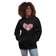 Load image into Gallery viewer, Floral Heart Hoodie - Thick
