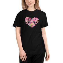 Load image into Gallery viewer, Floral Heart Sustainable T-Shirt