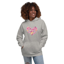 Load image into Gallery viewer, Floral Heart Hoodie - Thick
