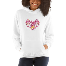 Load image into Gallery viewer, Floral Heart Hoodie