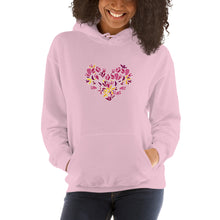 Load image into Gallery viewer, Floral Heart Hoodie