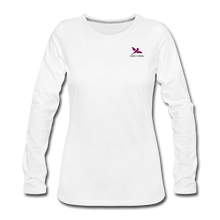 Load image into Gallery viewer, Women's Premium Long Sleeve T-Shirt - white