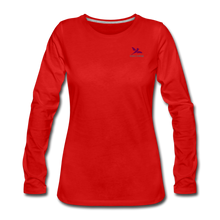 Load image into Gallery viewer, Women's Premium Long Sleeve T-Shirt - red