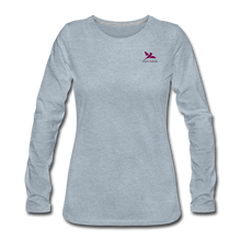 Load image into Gallery viewer, Women's Premium Long Sleeve T-Shirt - heather ice blue