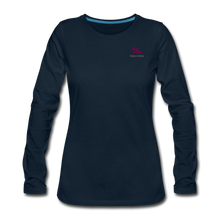 Load image into Gallery viewer, Women's Premium Long Sleeve T-Shirt - deep navy