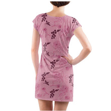 Load image into Gallery viewer, Premium Grape &amp; Bird Tunic Dress
