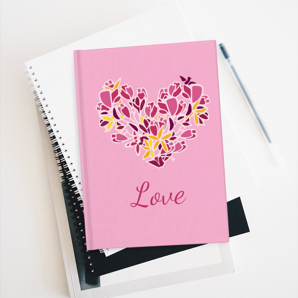 Flower Heart Journal - Blank