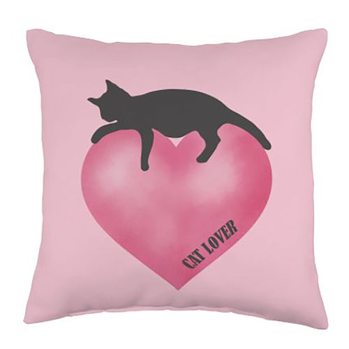 cat lover pillow