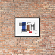 Load image into Gallery viewer, Contemporary Art Framed poster

