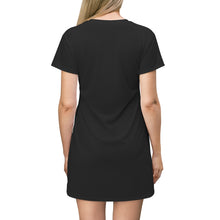 Load image into Gallery viewer, Gray Flora T-Shirt Dress
