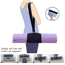 Load image into Gallery viewer, Roll Up &amp; Carry Yoga Mat Carrier
