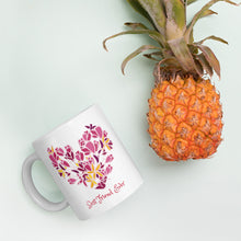 Load image into Gallery viewer, Floral Heart Mug with Best Friend Ever
