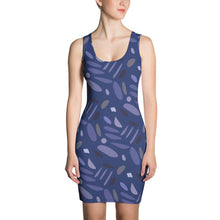 Load image into Gallery viewer, Mobil Art Fitted Dress
