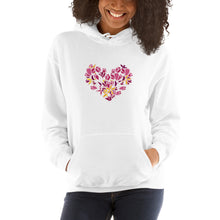 Load image into Gallery viewer, Floral Heart Hoodie
