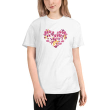 Load image into Gallery viewer, Floral Heart Sustainable T-Shirt
