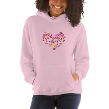 Load image into Gallery viewer, Floral Heart Hoodie
