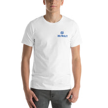 Load image into Gallery viewer, HI WA!! Space Needle &amp; Seattle Skyline Unisex T-Shirt
